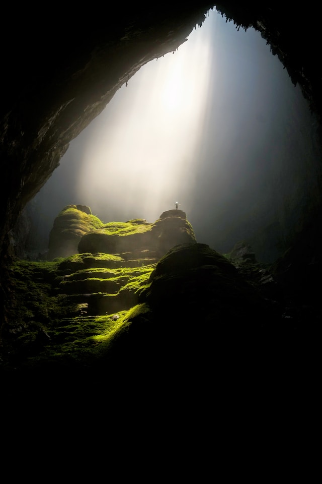 cave with light